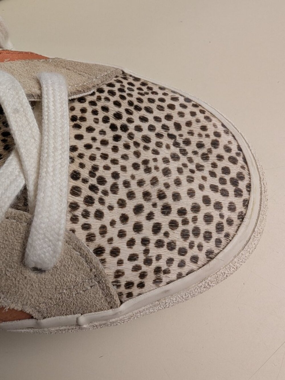 Madewell Sidewalk Low-Top Sneakers in Spotted Calf Hair. Women's Size 8 - Picture 6 of 6